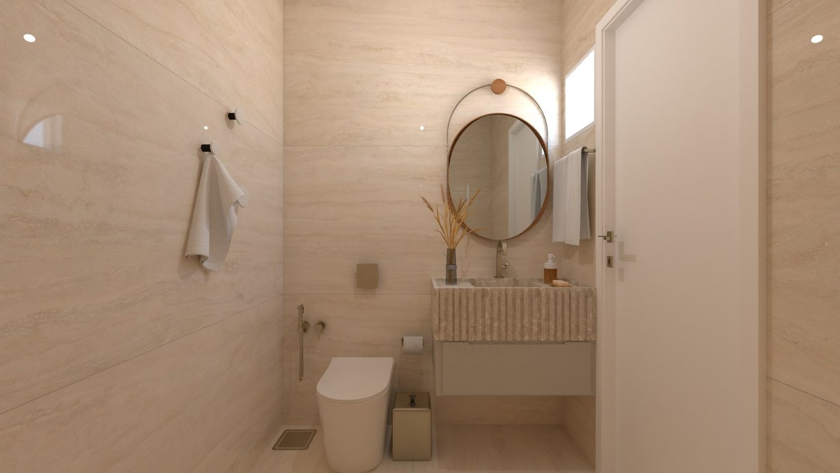 Lavabo - Travertino navona bianco