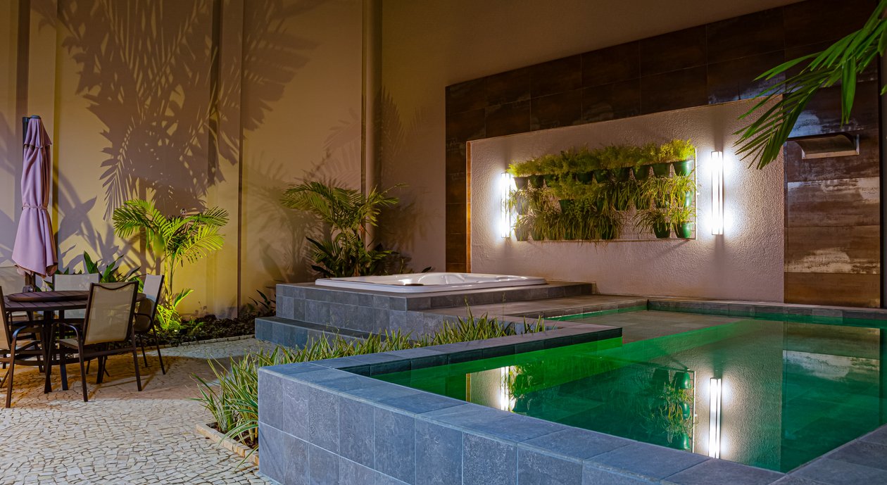 Espaço de lazer super agradável 