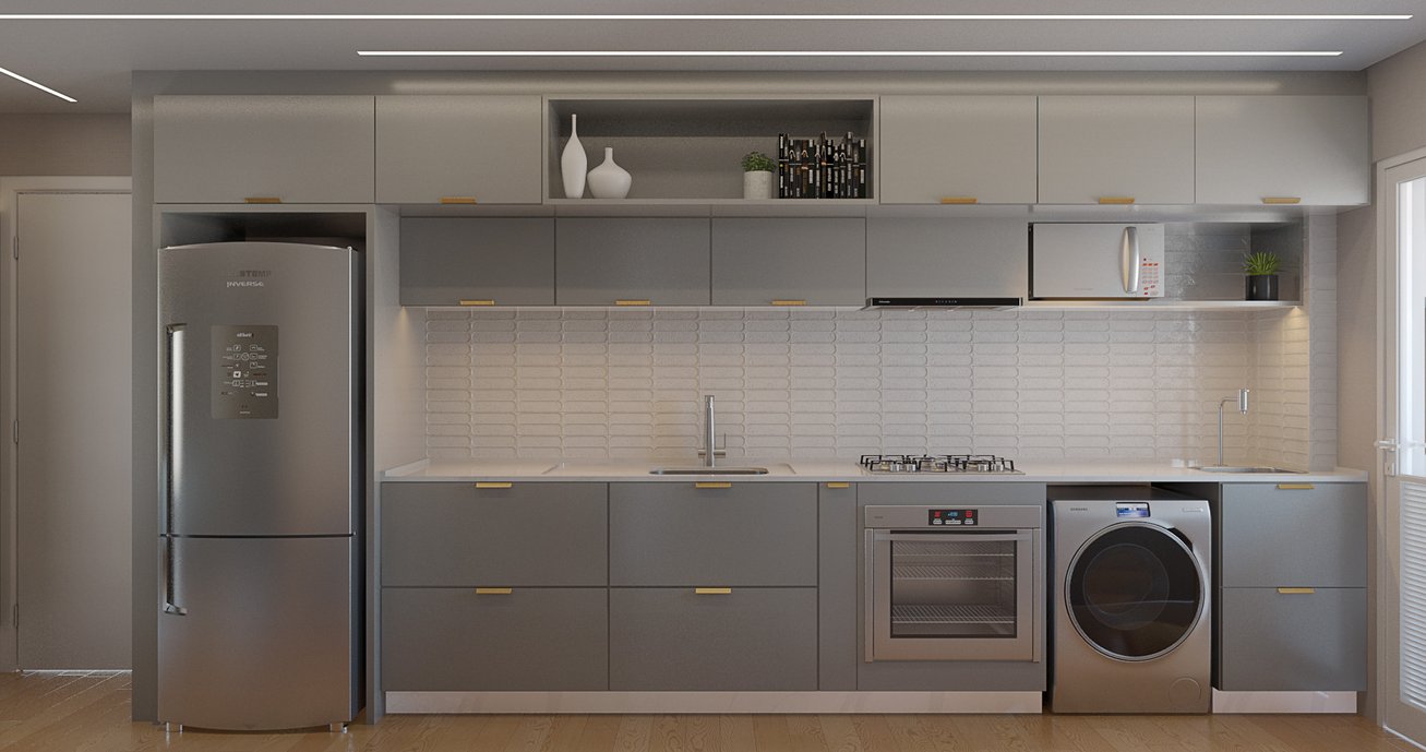 Cozinha minimalista