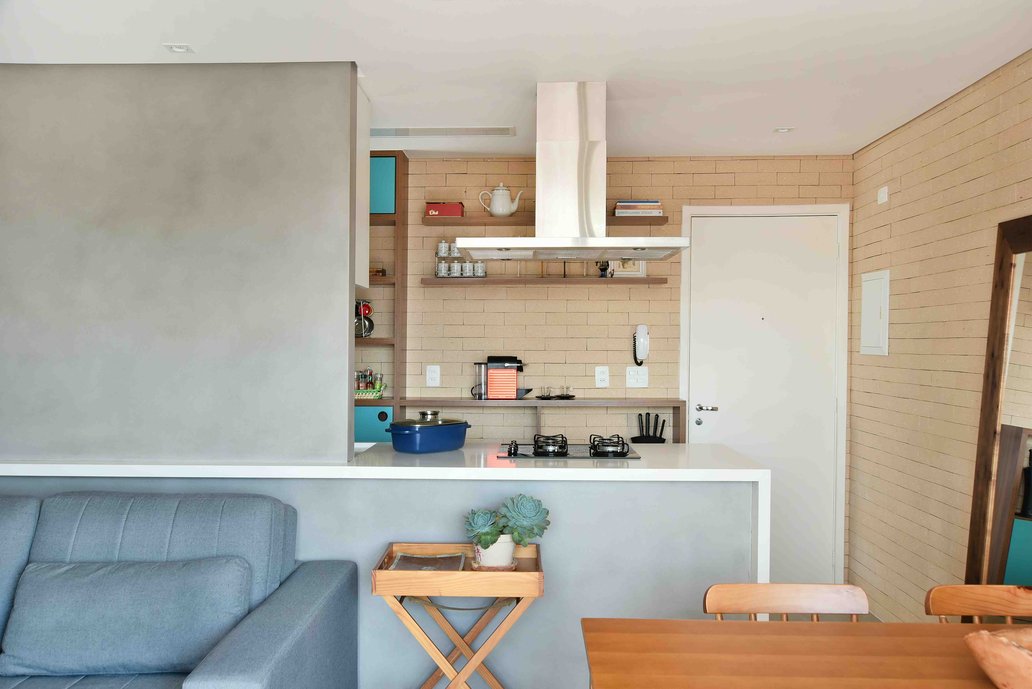 Sala integrada a Cozinha