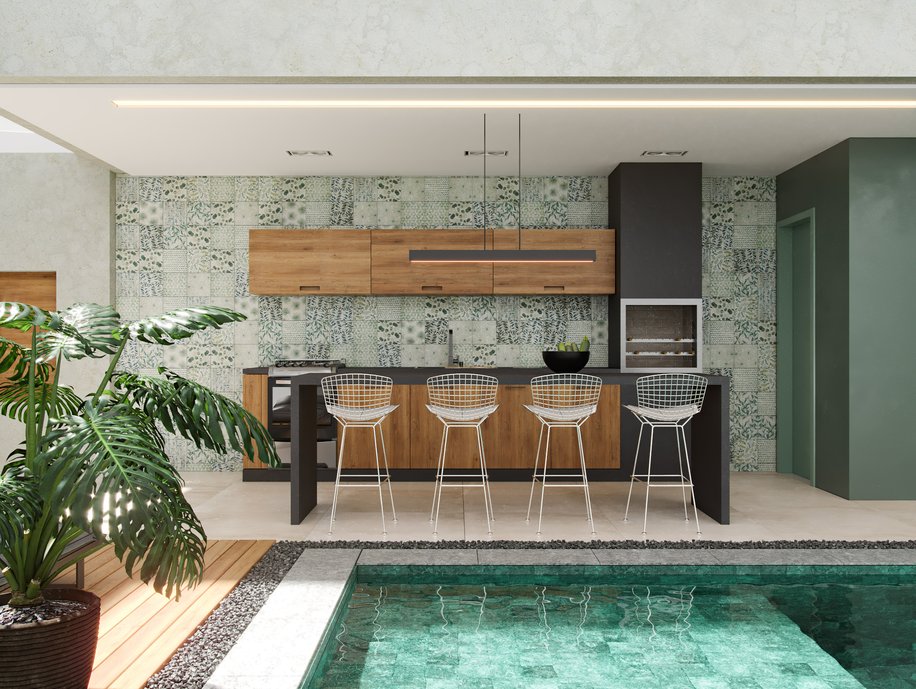 Tons verde que traz pra si um verdadeiro paraíso. 