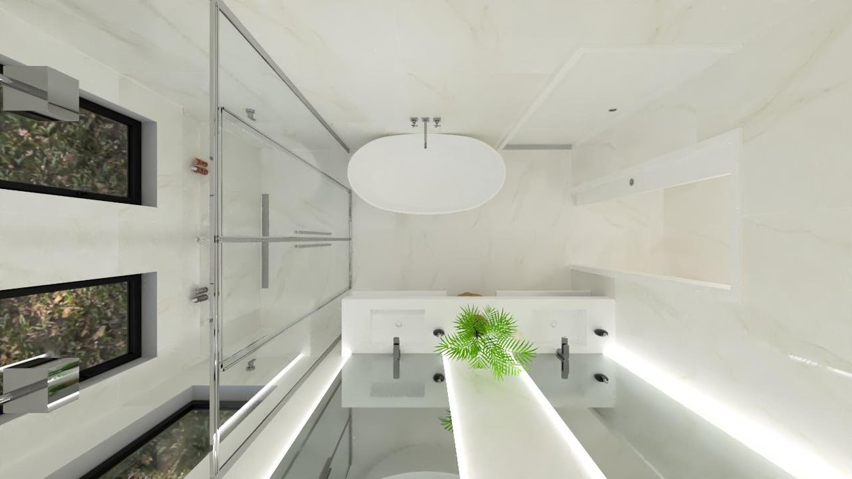Banheiro com banheira Sampa da Sabbia