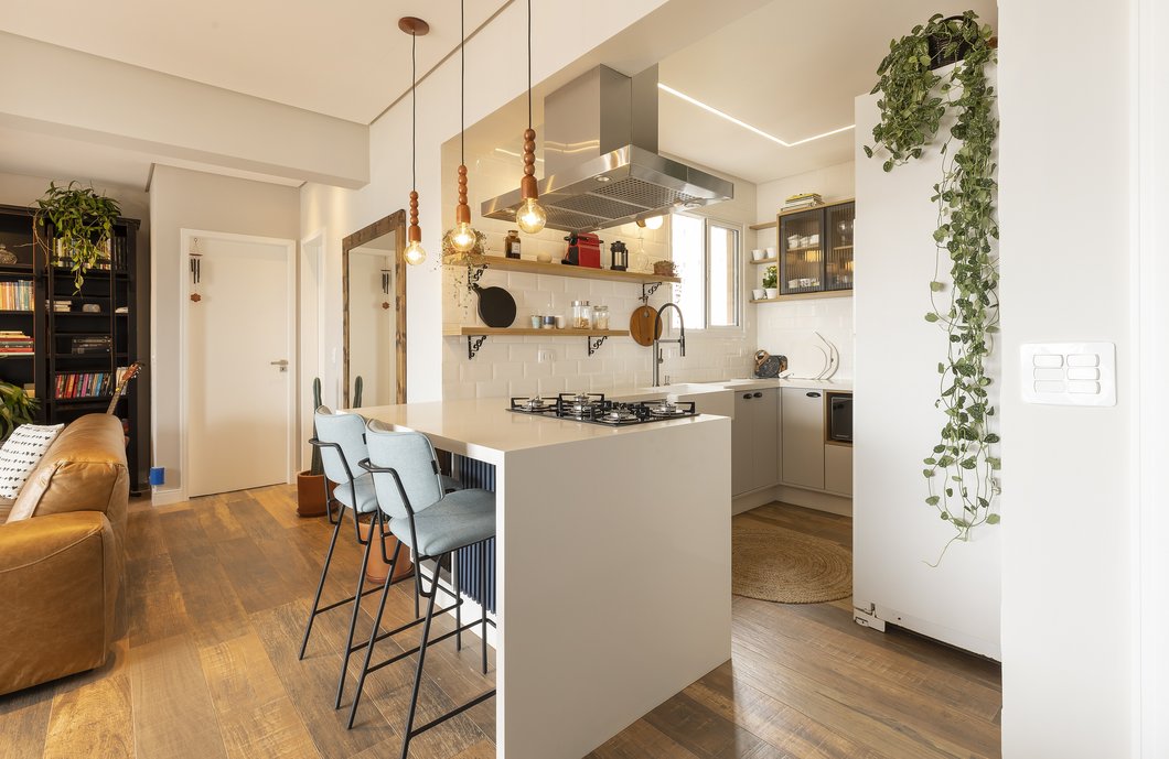 Cozinha e Sala Integradas
