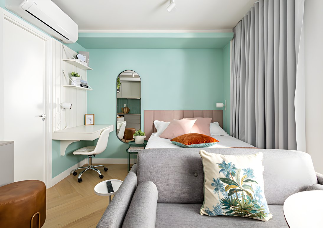 Color block: contrastes que valorizam a decoração