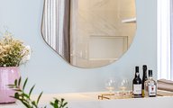 Bar com nicho em Porcelanato 