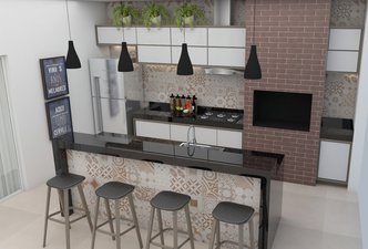 Varanda Gourmet 01 - Imagem Virtual