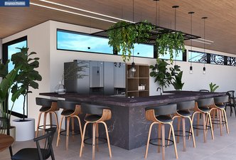 Bar de restaurante em The Edge! 