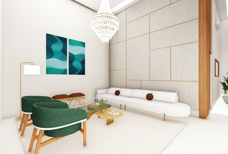 LIVING - por Vanderly Garcia - A Estrutural Engenharia e Arquitetura