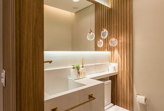 Lavabo com ripado