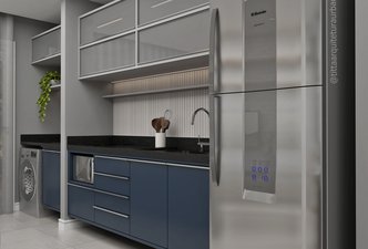 COZINHA + LAVANDERIA INTEGRADA | APTARTAMENTO TRIX