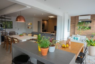 Casa SG | Cozinha e Living integrados