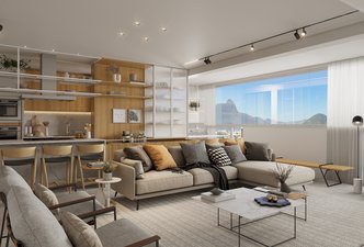 Apartamento SW | Highlight Botafogo, RJ | Área Social