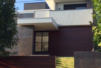 Fachada com Steel