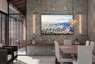 Elegância Atemporal: Sala de Jantar com Bloomy Off White e Destaque para Lombarda Viva Argento
