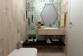 Wc Paysage vert