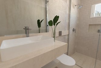  BANHO SUÍTE | MONOCROMÁTICO | 
