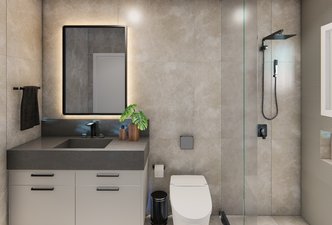 Banho suite Filho - residência I+G