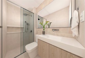 WC FOGGY BIANCO E GOUACHE BRUME