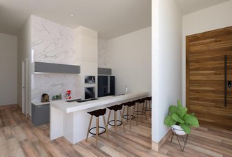 Cozinha e Hall