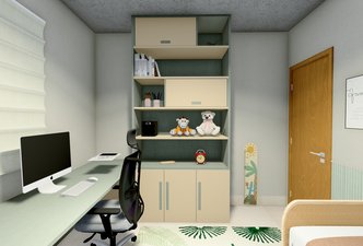 Quarto de bebê / home office