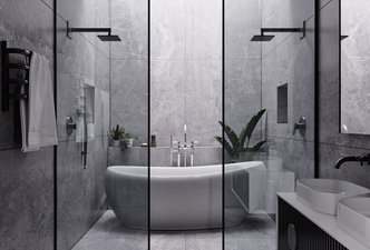 Sala de Banho - Gray Marble