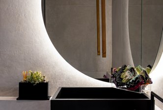 Lavabo — O contraste sensorial do projeto