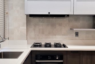 Cozinha apartamento beira mar Balneário Camboriú