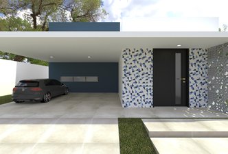 Fachada Azul