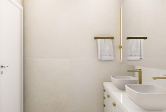 Banho Suíte Casal - Apartamento M+H