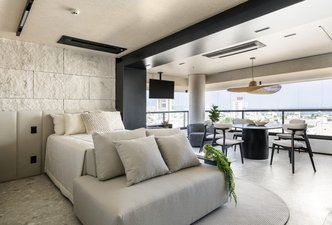 Apartamento Estúdio de 49m² na Praia do Guarujá
