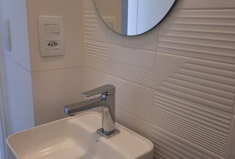 Transformação do banheiro de serviço em lavabo