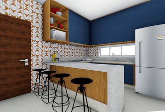 Cozinha com Bancada Gourmet III