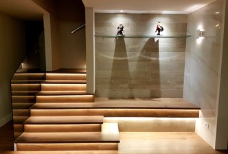 Escada residencial em Curitiba