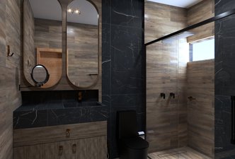 Projeto de Interiores - Banheiro suíte master