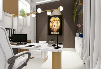 HOME OFFICE - seu local de trabalho com elegância - por Vanderly Garcia