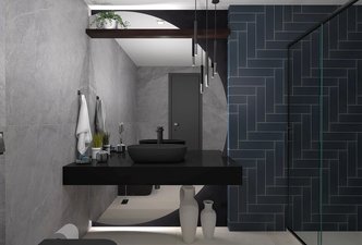 WC - TERRALMA BORA BORA, BLEU DE SAVOIE e VIA DURINI OFF WHITE - Karina Towersey 