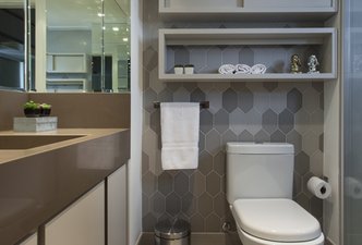 Banho Hóspedes Apartamento Vila Olímpia