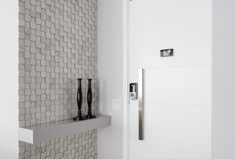 Parede em Mosaico de Porcelanato 