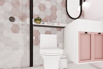 BATHROOM - por Vanderly Garcia - A Estrutural Engenharia e Arquitetura