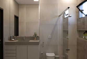 Banheiro Suíte - Casa A/F