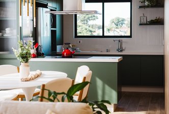 Cozinha Verde Serenidade