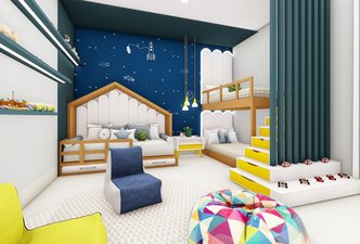 QUARTO DAS CRIANÇAS - por Vanderly Garcia - A Estrutural Engenharia e Arquitetura