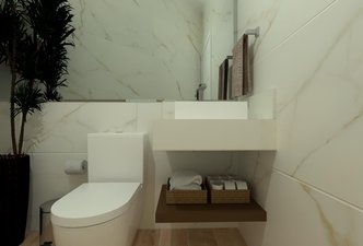 Lavabo triangular
