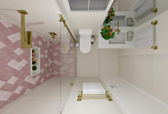 Projeto para o banheiro de menina