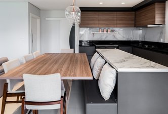 cozinha integrada com ilha