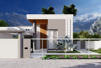 RESIDÊNCIA CLEAN - por Vanderly Garcia - A Estrutural Engenharia e Arquitetura