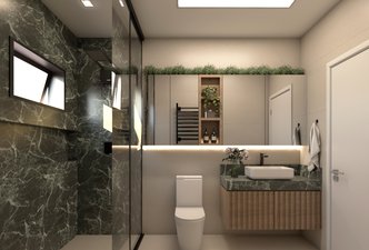BANHEIRO SOCIAL - CASA R | M