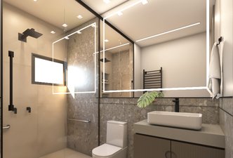 BANHEIRO SOCIAL - CASA A | D