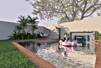 Piscina em Barlavento