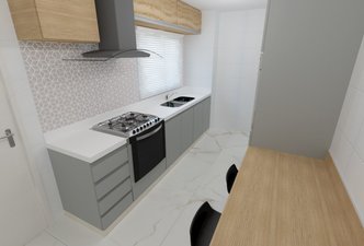 Cozinha Cubica + Oro Bianco